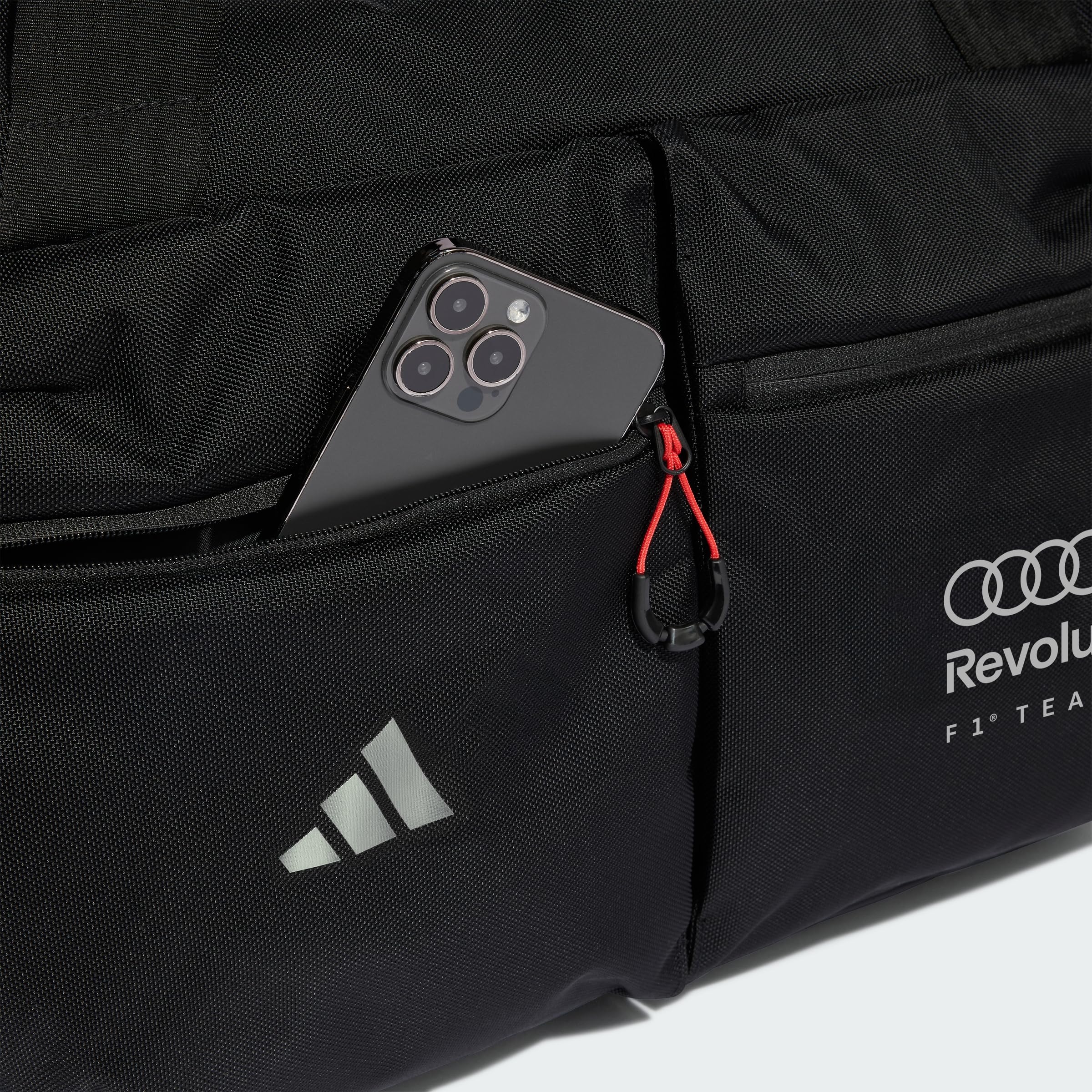 adidas Unisex Adulto Audi Revolut F1 Team Duffelbag 50L Duffel Bag, Black, One Size