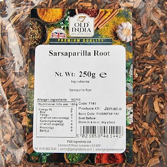 Old India Sarsaparilla Root 250g