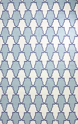 nuLOOM Venice Collection - Alfombra Trina, 5 x 8 pies, color azul