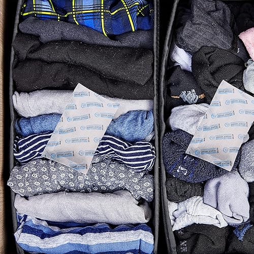 Miniatura 5 de Paquetes de gel de sílice de 20 gramos, 90 paquetes desecantes para almacenamiento, paquetes desecantes de gel de sílice puro y seguro, paquetes de