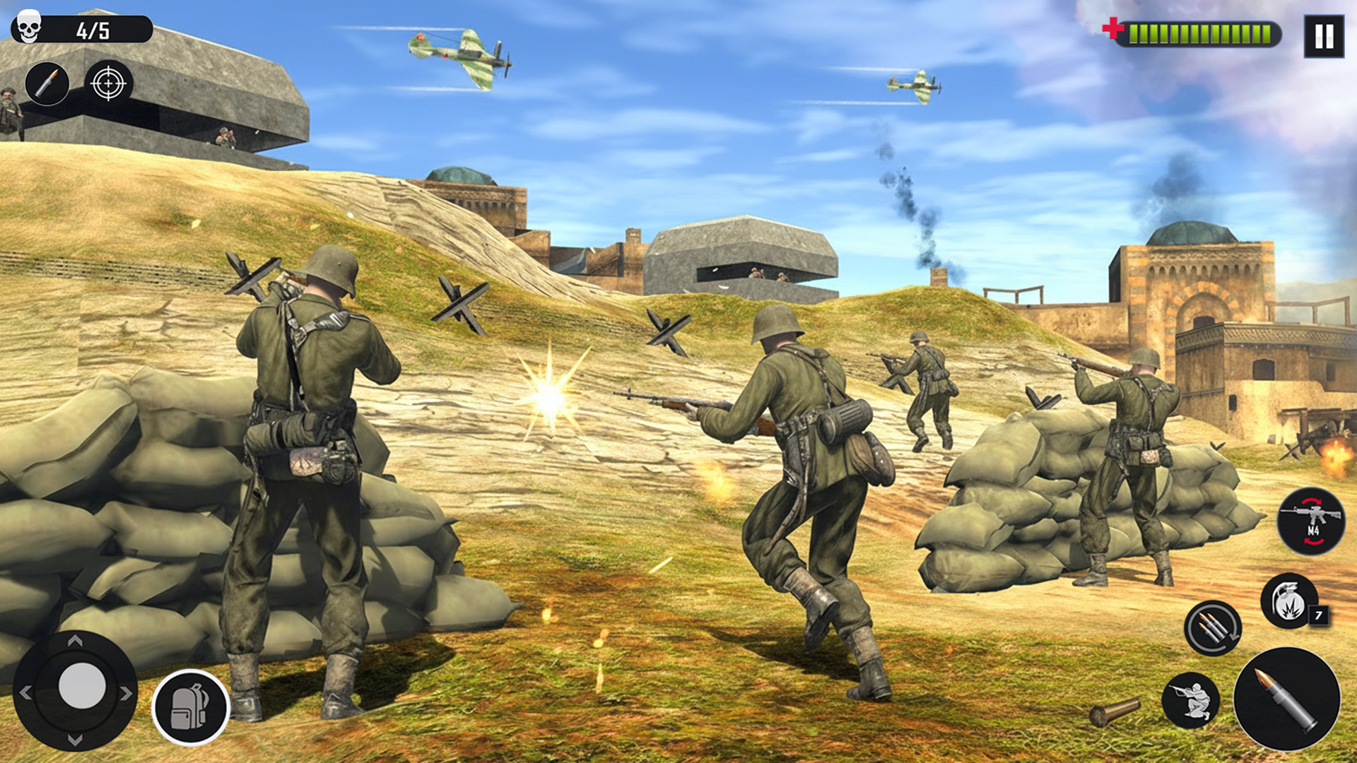 第二次世界大戦 - FPSスナイパーシューティング3D - サバイバルバトル