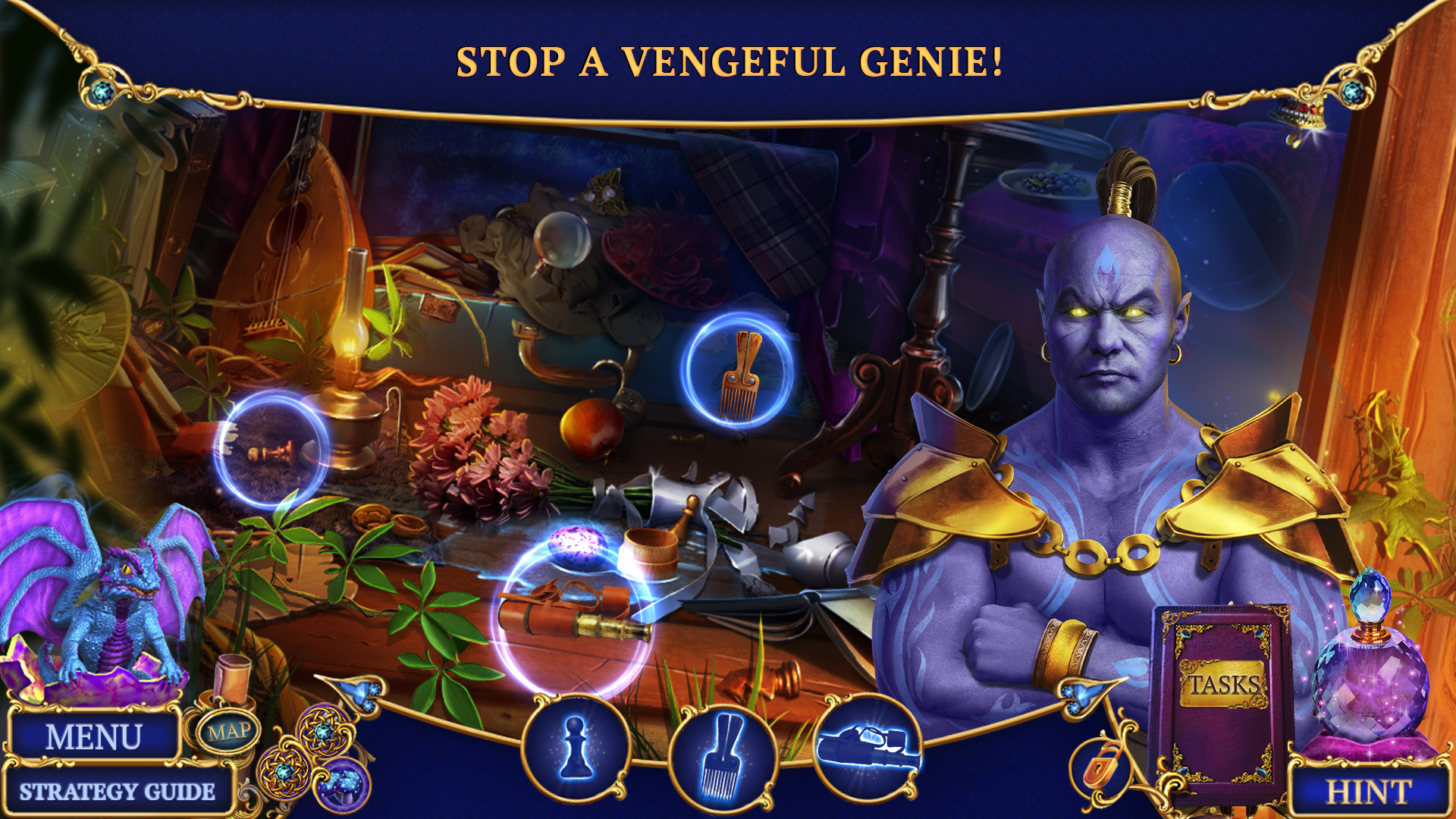 Hidden Objects - Enchanted Kingdom: Golden Lamp Collector's Edition