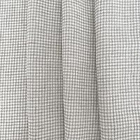 Vista 6 de Tela de lino caqui a cuadros de sirsaca Material de tela duradera – Ideal para manualidades, ropa y decoración del hogar