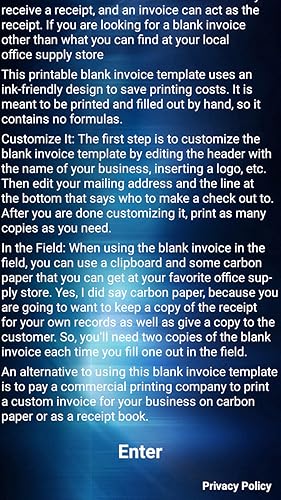Blank and General Templates