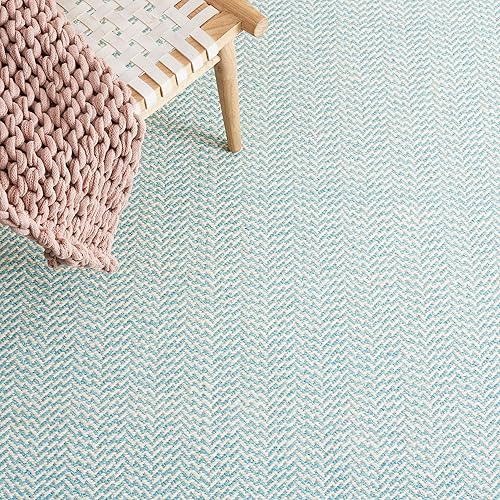 Miniatura 6 de SAFAVIEH Vermont Collection VRM902J - Alfombra rústica de lana texturizada hecha a mano de 5 x 8 pies