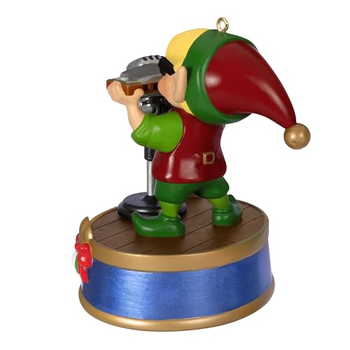Hallmark Keepsake Christmas Ornament 2024, North Pole Tree Trimmers Band Collection Hank On Harmonica Musical with Light, Music Gifts by Hallmark Keepsake - Image 2