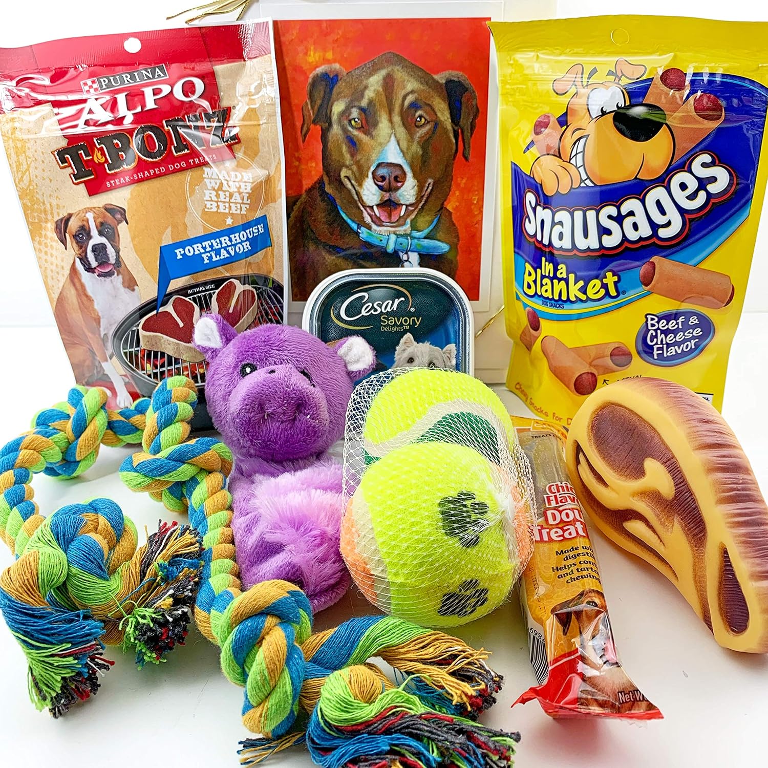 Dog Gift Box Treats and Toys Bundle for Furry Pet Bahrain Ubuy
