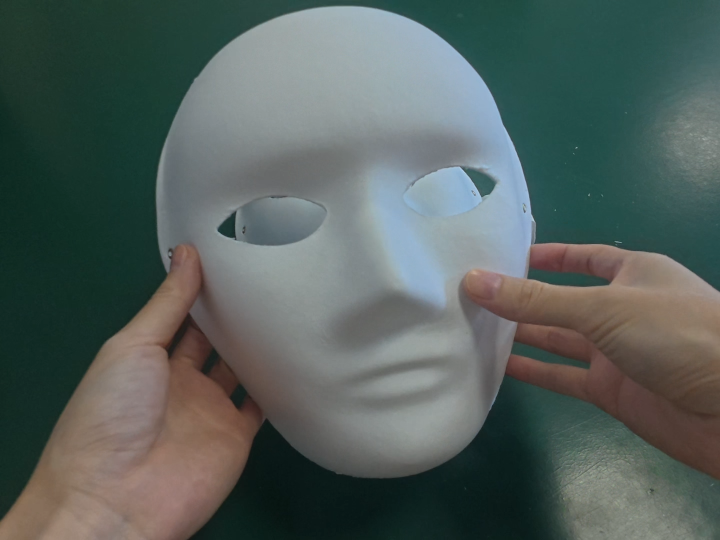 Zrfgbxim 10 Masques Blancs à Décorer - Masques Carnaval Demi-Visage En Papier Peignable - Idéal DIY Halloween, Mardi Gras, Cosplay