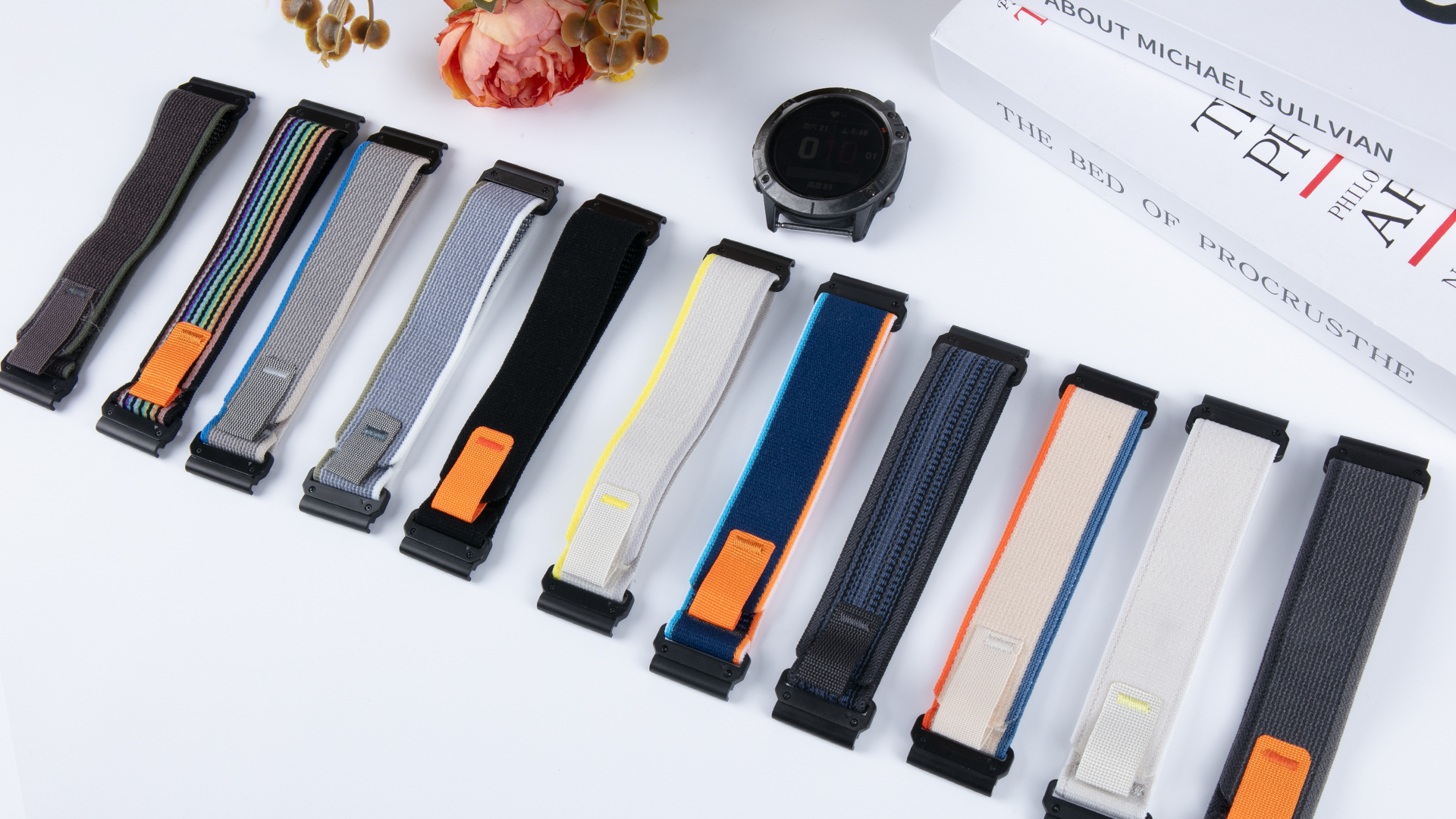 Correa Quickfit Nylon 26mm Compatible Garmin Fenix 8 miniatura 7