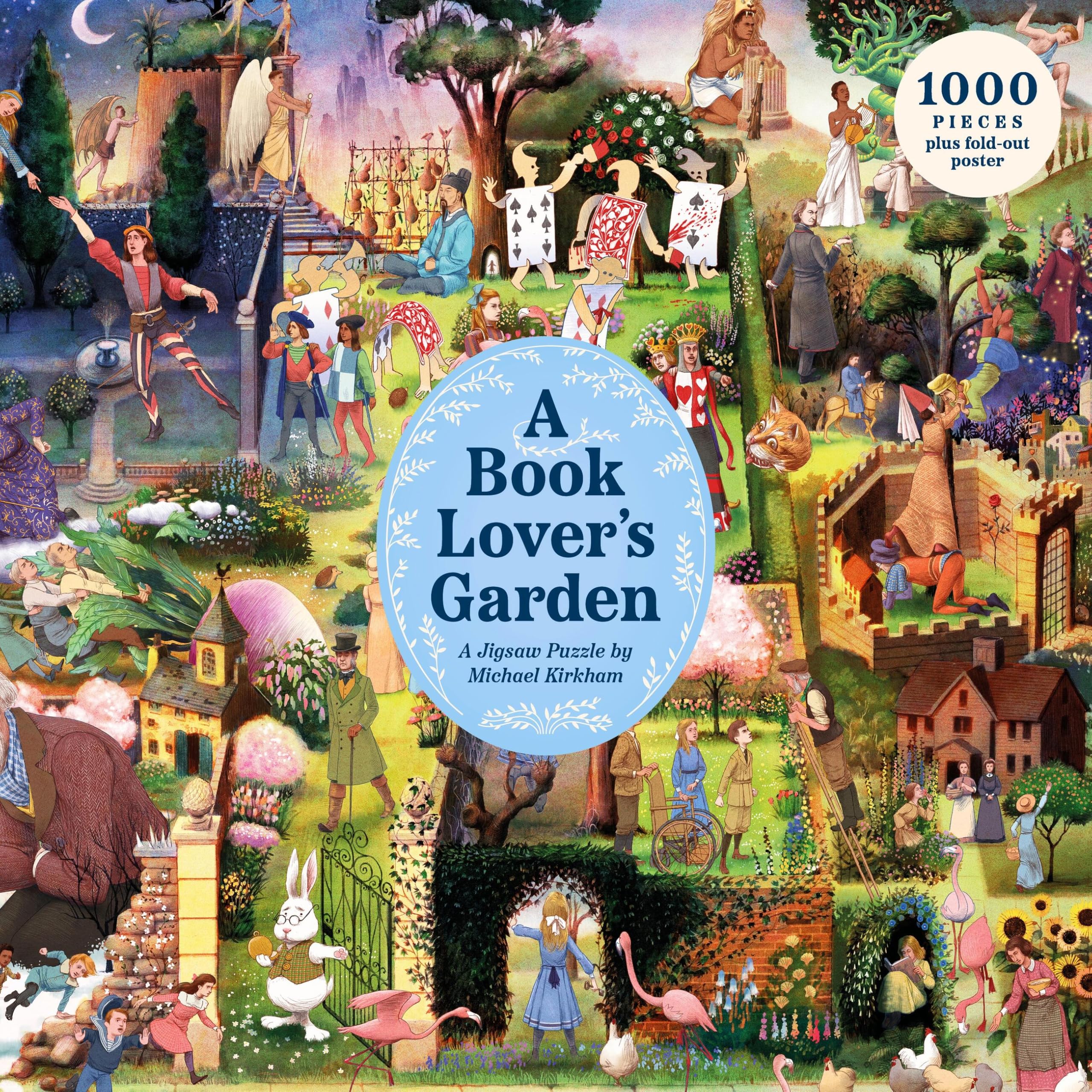 A Book Lover's Garden 1000 Piece Puzzle