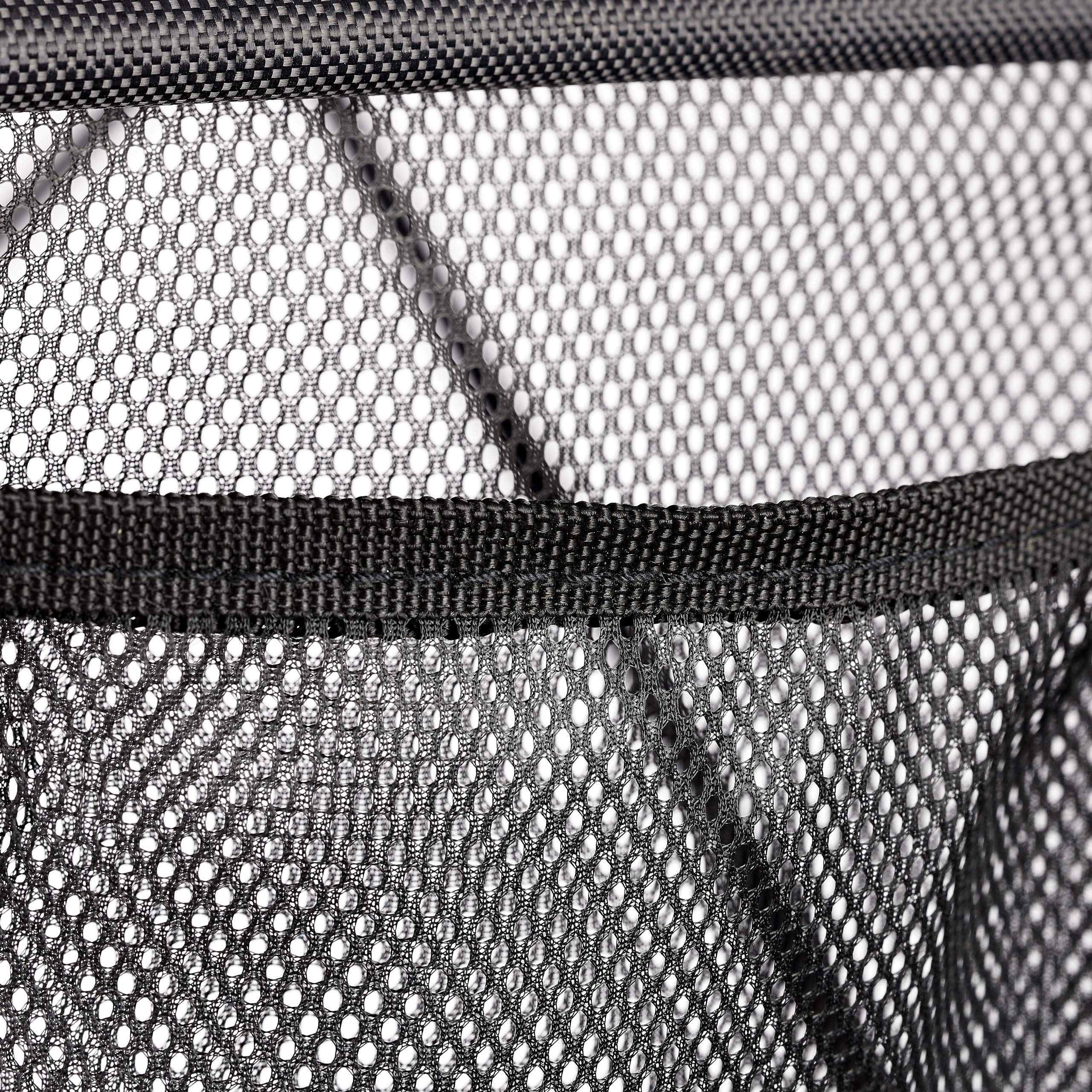 Relaxdays Składany stół kempingowy, z torbą, lekki, outdoorowy, składany, na kemping, wys. x szer. x gł.: 51 x 73,5 x 54,5 cm, aluminium, czarny