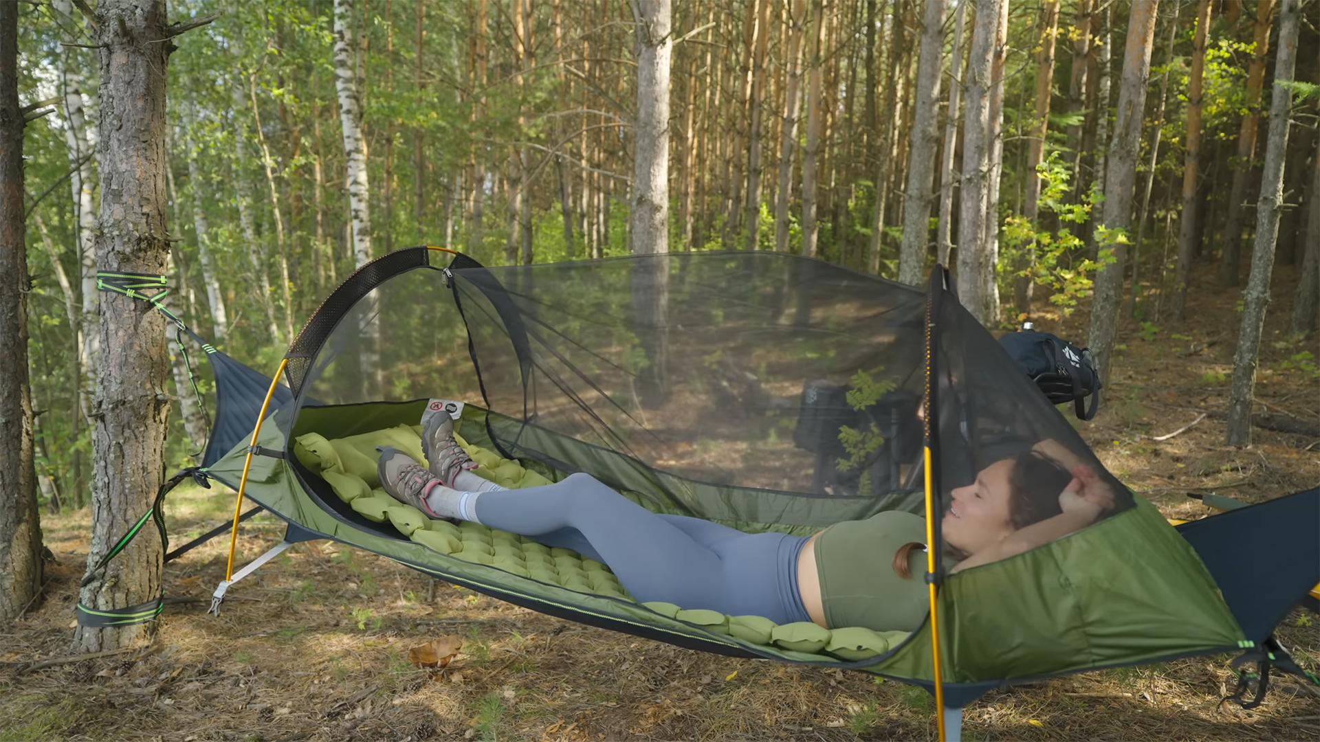 Hamac De Camping - Charge Maximale : 200 Kg - Hamac Avec Moustiquaire