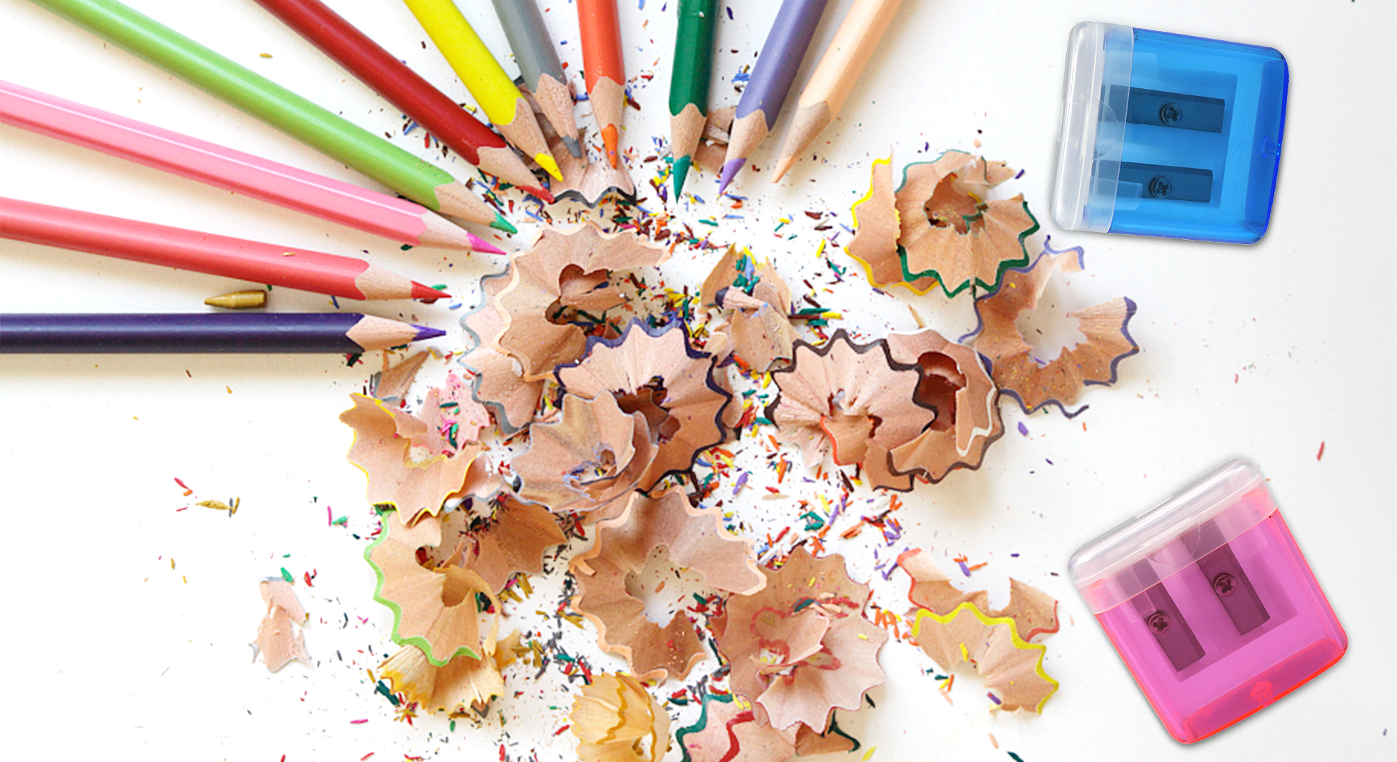 8 Pezzi Temperino Con Serbatoio, 4 Colori Doppi Fori Con Contenitore per Diversi Tipi di Matite, Studenti, Scuola, Ufficio, Viaggi - Blu, Giallo, Rosa, Verde