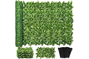 120 in x 60 in Artificial Ivy Privacy Fence Screen