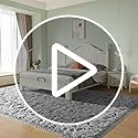 Rainbow Rug for Girls Bedroom, 2x3 Fluffy Area for Kids Playroom, Furry Carpet for Nursery, Shaggy for Teen Living Room, Thick Fuzzy Plush for Dorm, Cute Room Decor for Baby
