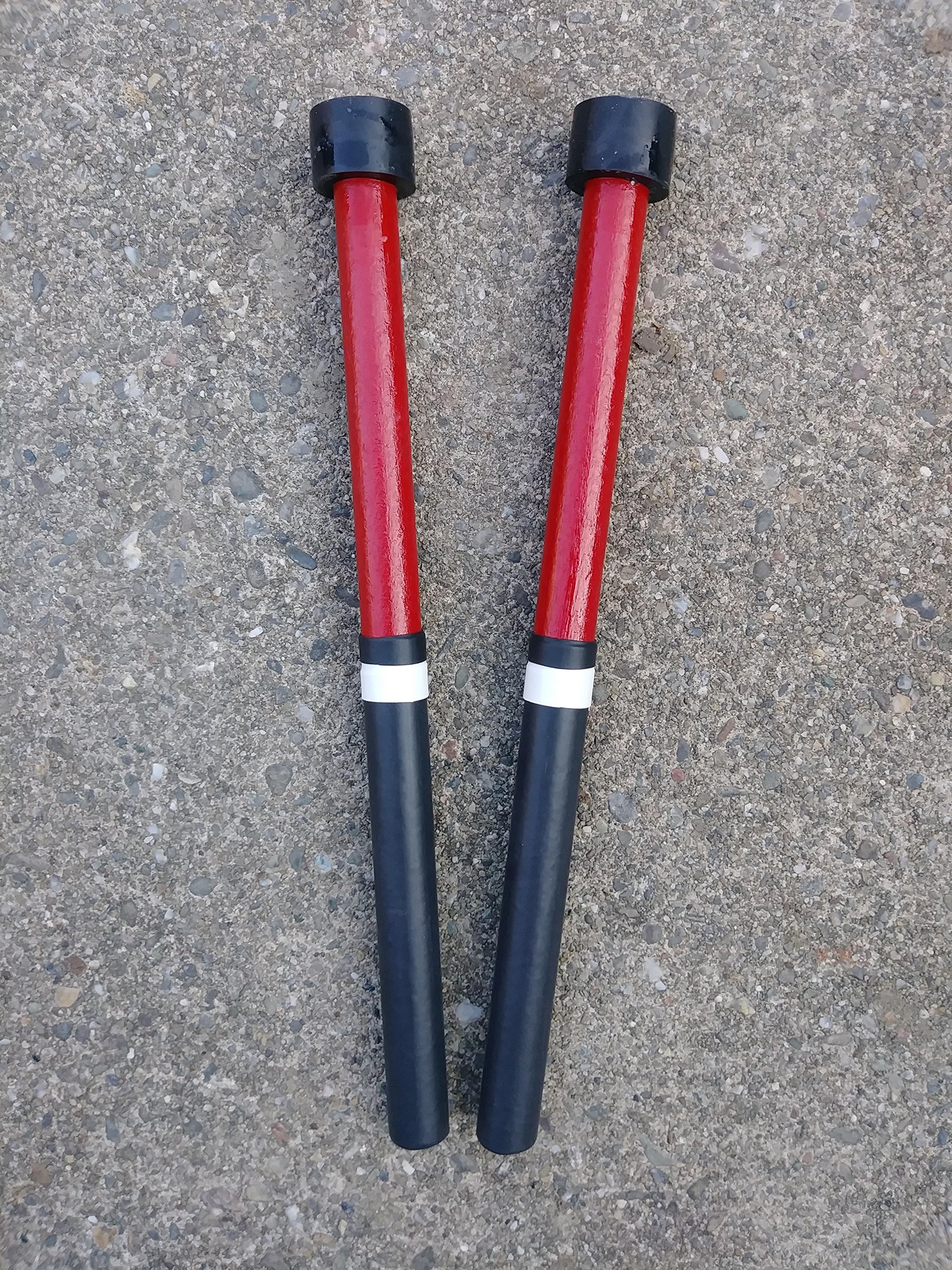 Kakesa Steel Drum Pan Mallets Sticks Wood Trini - Double Seconds