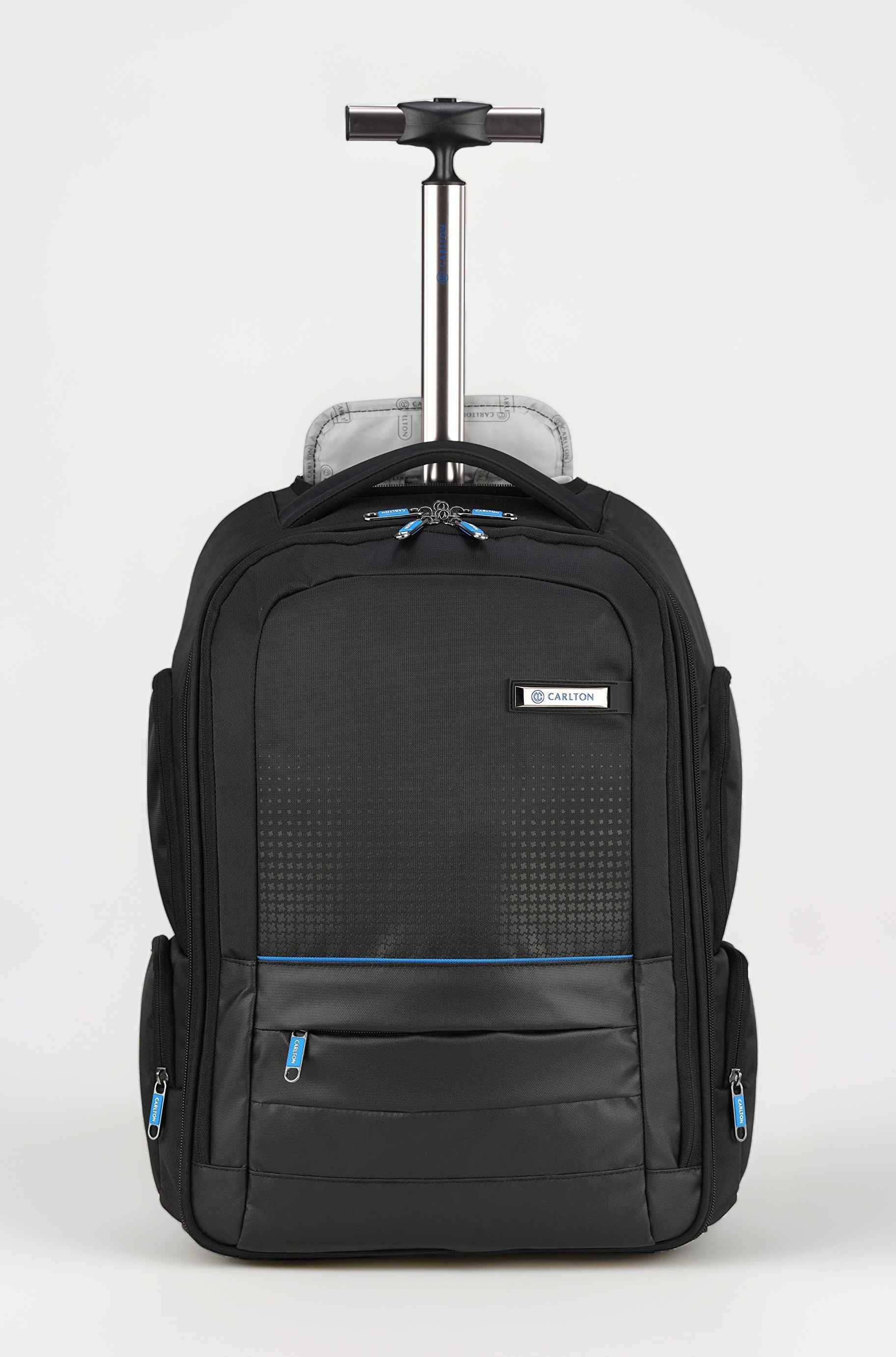 West End Black Laptop Backpack Trolley