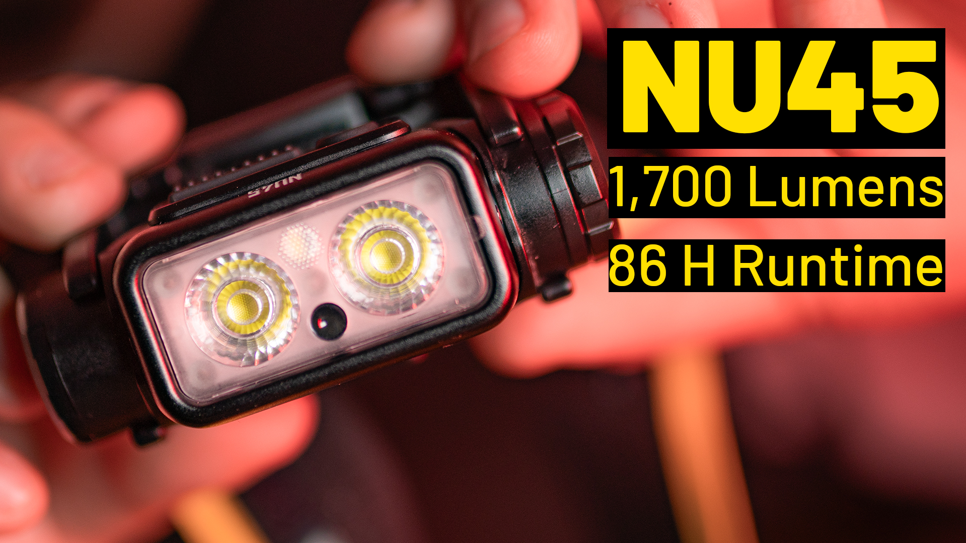 Amazon.com: Nitecore NU45 1700 Lumen Headlamp, USB-C Rechargeable