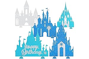 Kids Table Frozen Princess Decorations For Girls Snowflake Table Centerpieces For Party Supplies