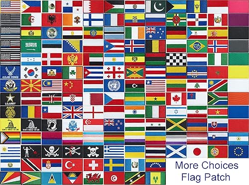 Miniatura 7 de stidsds Paquete de 2 parches de bandera estadounidense de Chicago de Estados Unidos, parches bordados, banderas de Estados Unidos, parche táctico