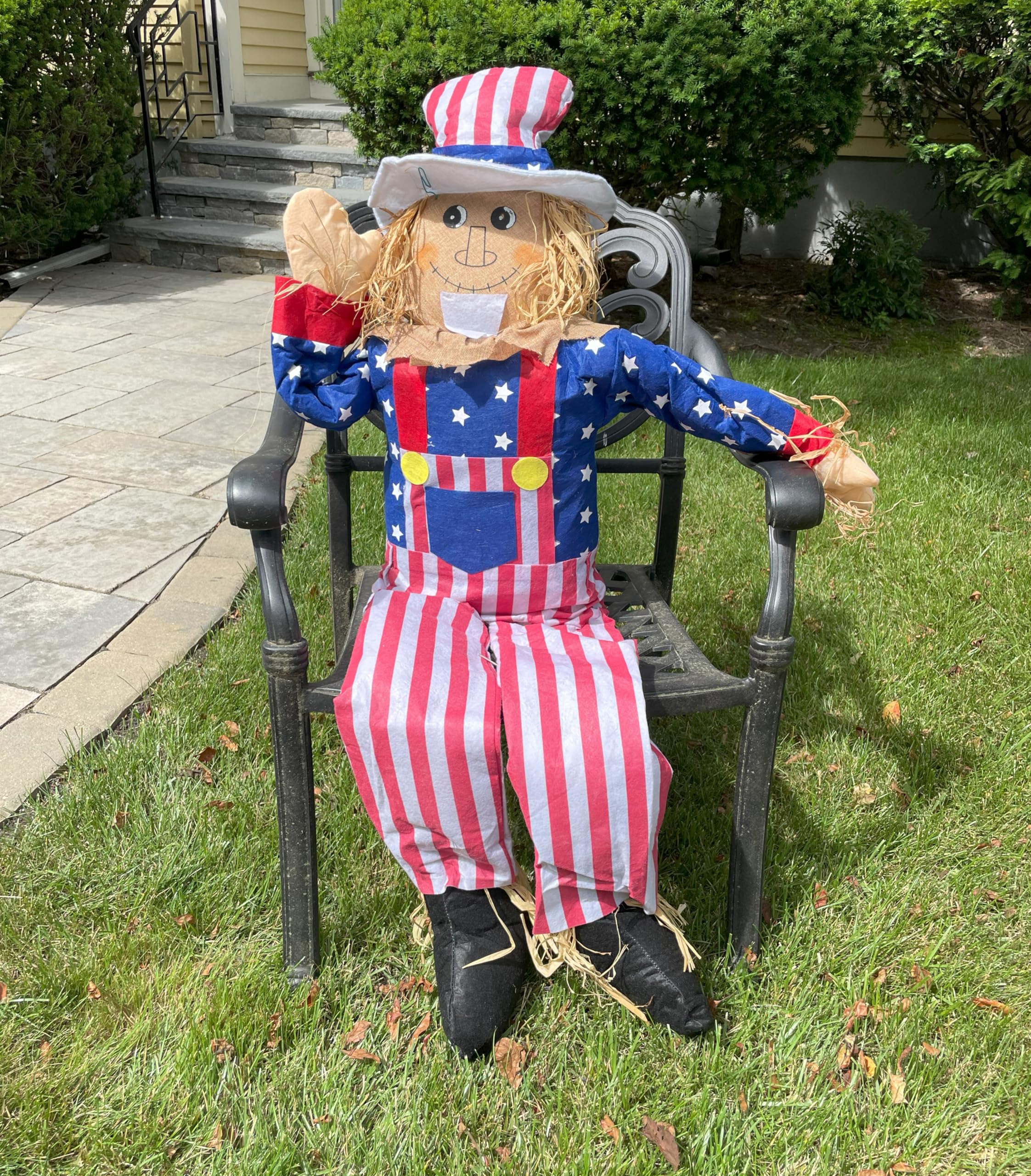 Amazon.com: Worth Imports Lifesize July 4th Sitting Uncle Sam Prop