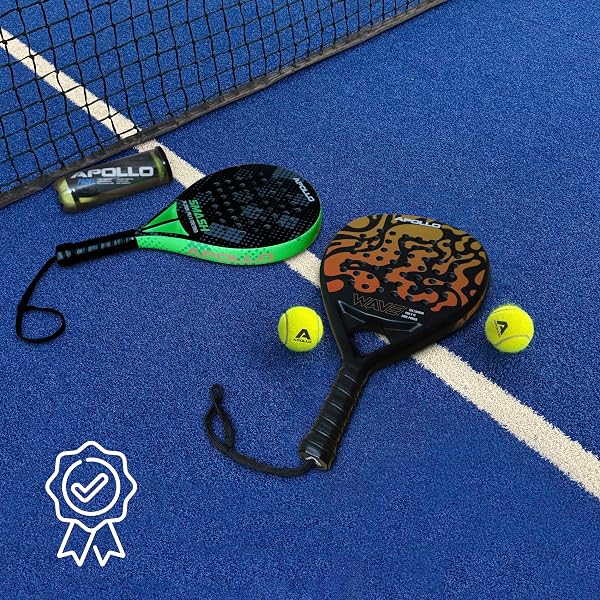 Apollo Pala de pádel - Pala de pádel para principiantes y avanzados, pala de carbono para hombre y mujer - 3