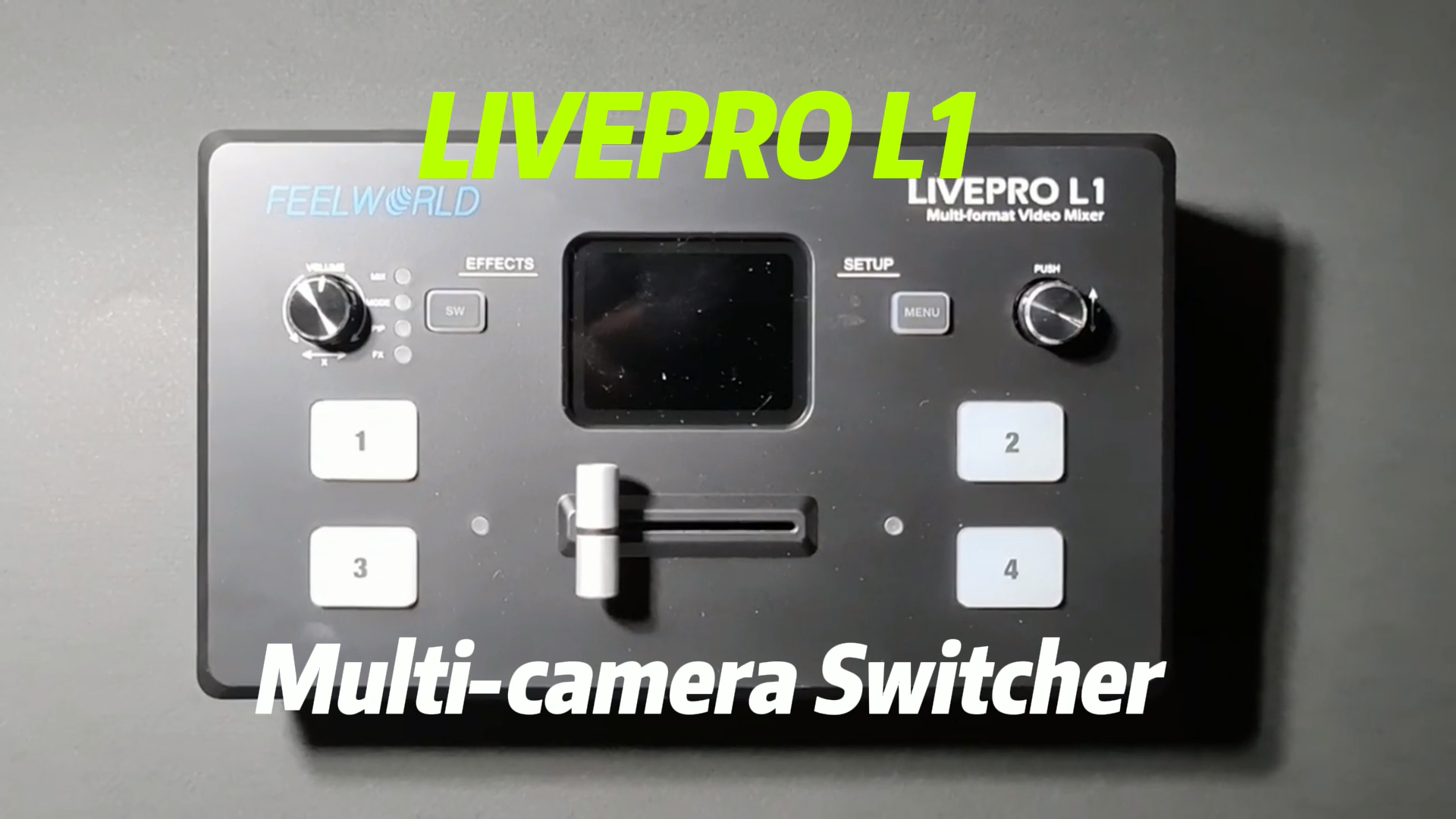 【未使用】FEELWORLD LIVEPRO L1 V1 ビデオスイッチャー FEELWORLD LIVEPRO L1 V1 マルチフォーマットビデオミキサー