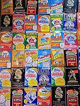 Old Baseball Cards - Unopened Packs Fr Wax Box. Huge Vintage 100 Card Lot