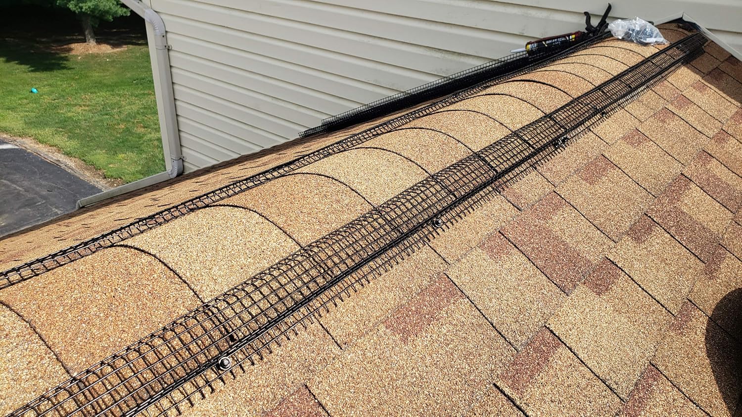 Roof Ridge Vent Exclusion Guard Cover