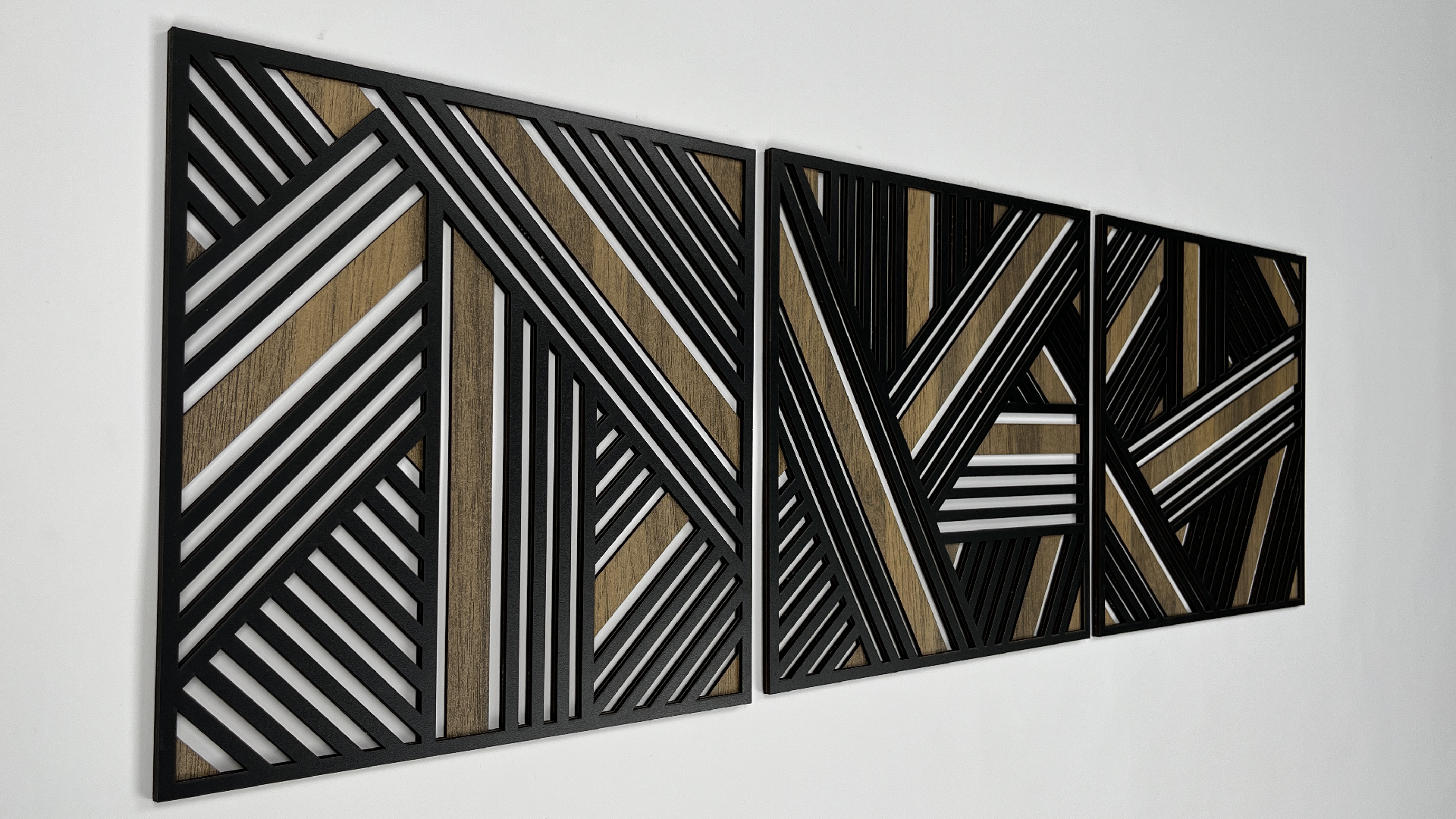 Amazon.com: Art Deco Wood Wall Art, Unique Geometric Design