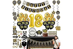 18th Birthday Decorations for Boys and Girls: A Grand Extravaganza to Celebrate Reaching Adulthood