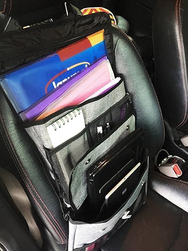 Miniatura 4 de Asiento delantero - Organizador de asiento de pasajero por PF, se convierte en una bolsa, mantén todo en tus autos, furgonetas, camiones organizados