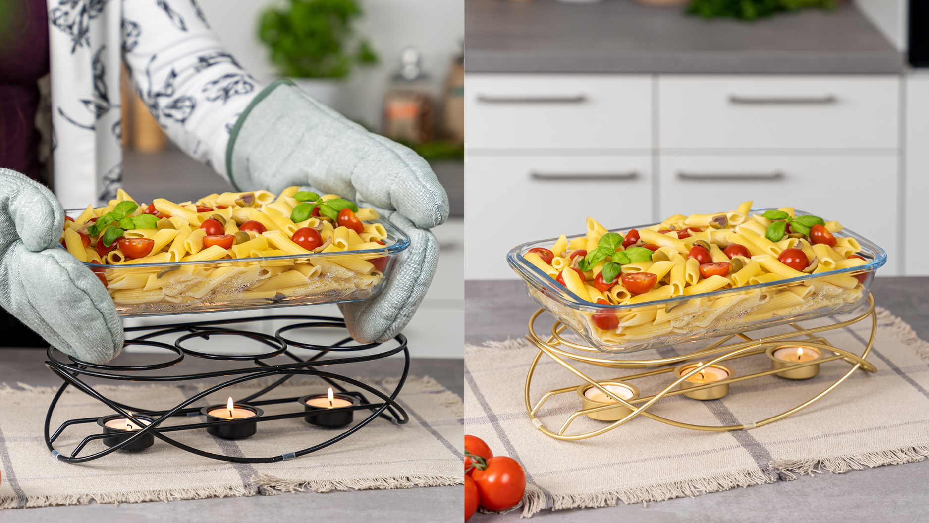 Bremermann Stövchen Für Teelicht | Teewärmer Metall Schwarz | 16x16cm Warmhalteplatte