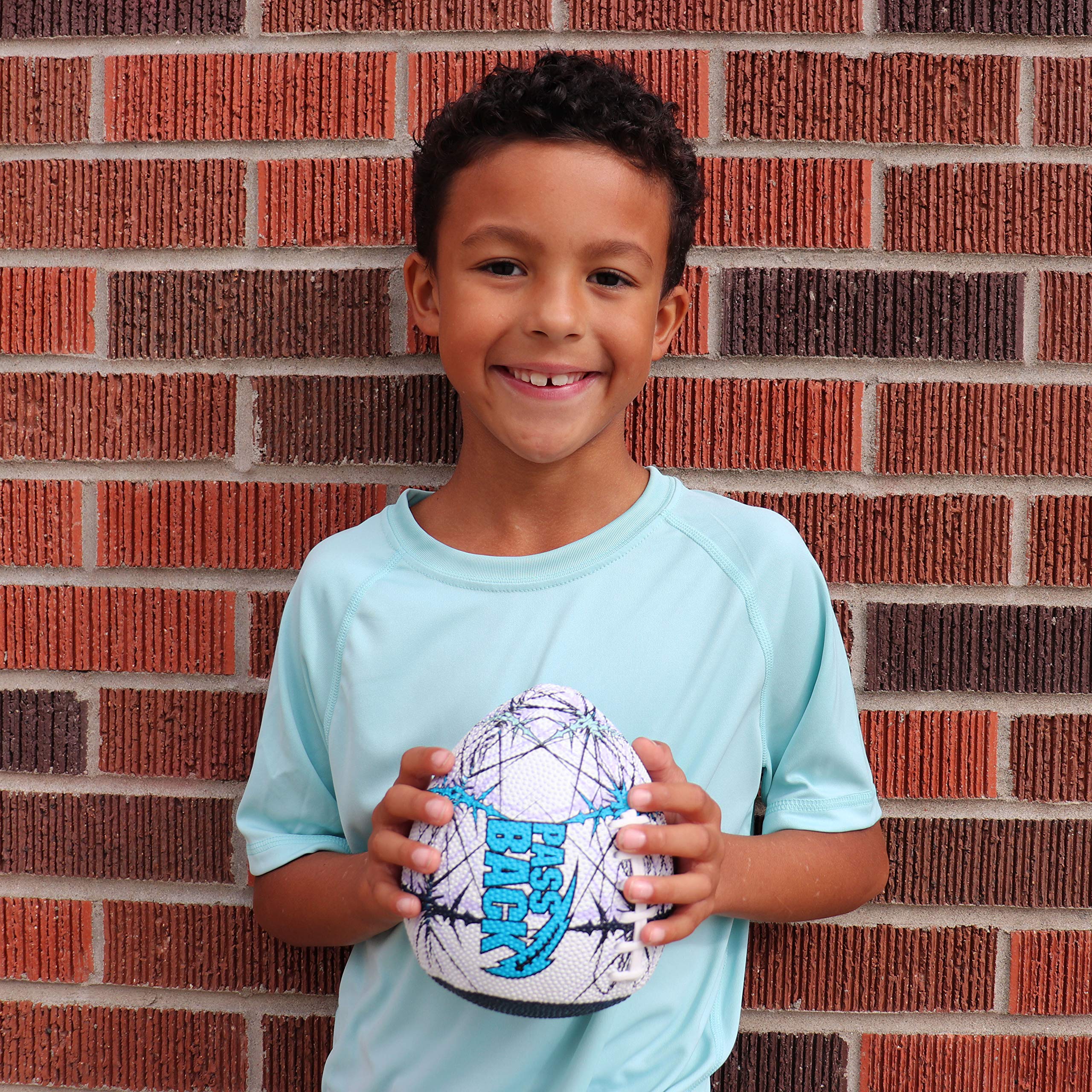 Passback Sports Peewee - Balón de fútbol de Goma, Edades de 4 a 8 años, fútbol de Entrenamiento primario, fútbol Original, garantía del Fabricante
