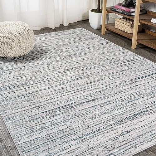 Miniatura 8 de JONATHAN Y SOR200A-210 Loom - Alfombra moderna de rayas para interiores, de transición, fácil de limpiar, para dormitorio, cocina, sala de estar, no