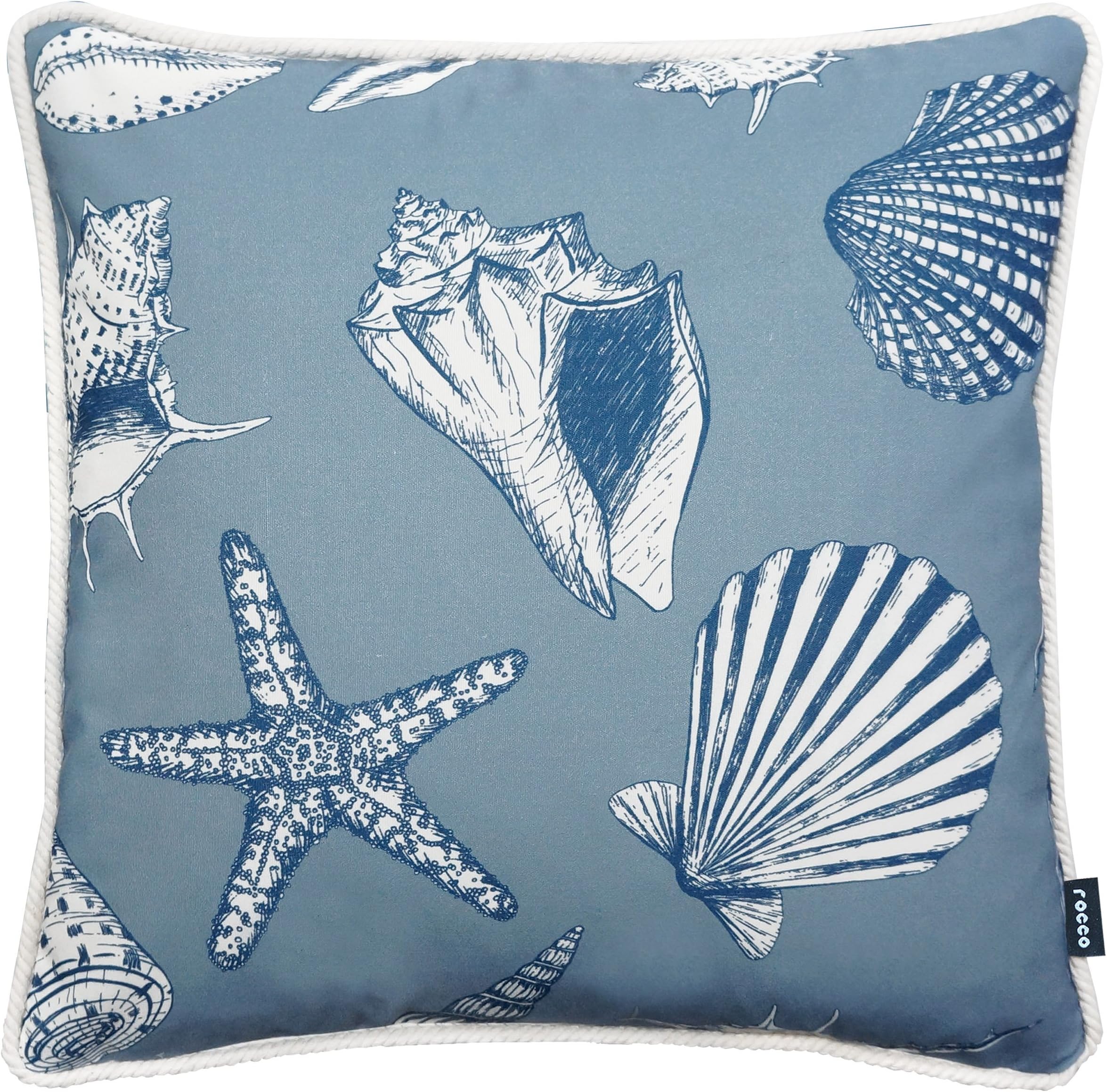 Rocco Coast, Polyester, Coastal Navy, 43 x 4 x 43 cm