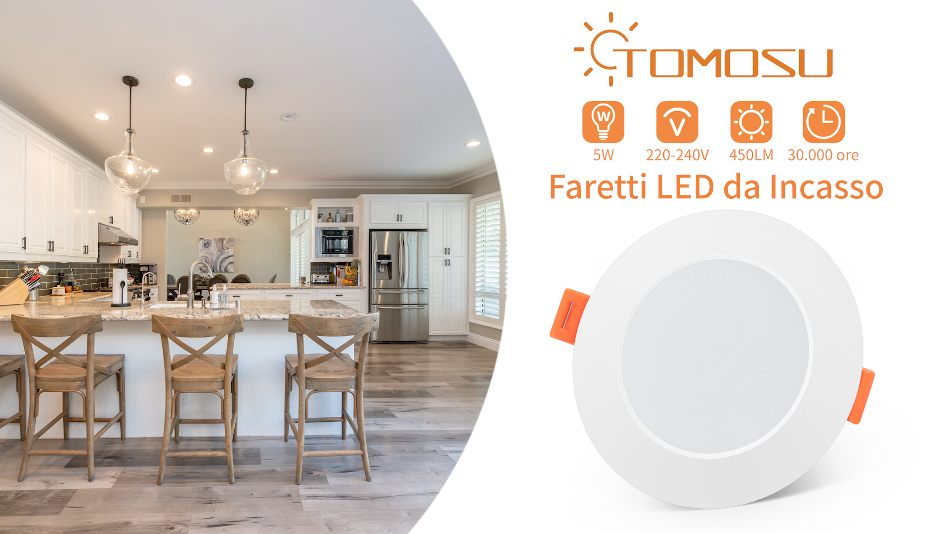 Faretti LED Da Incasso Dimmerabili 5W 450LM - Set 20 Pezzi, Luce Naturale 4000K, IP44 - Foto 10