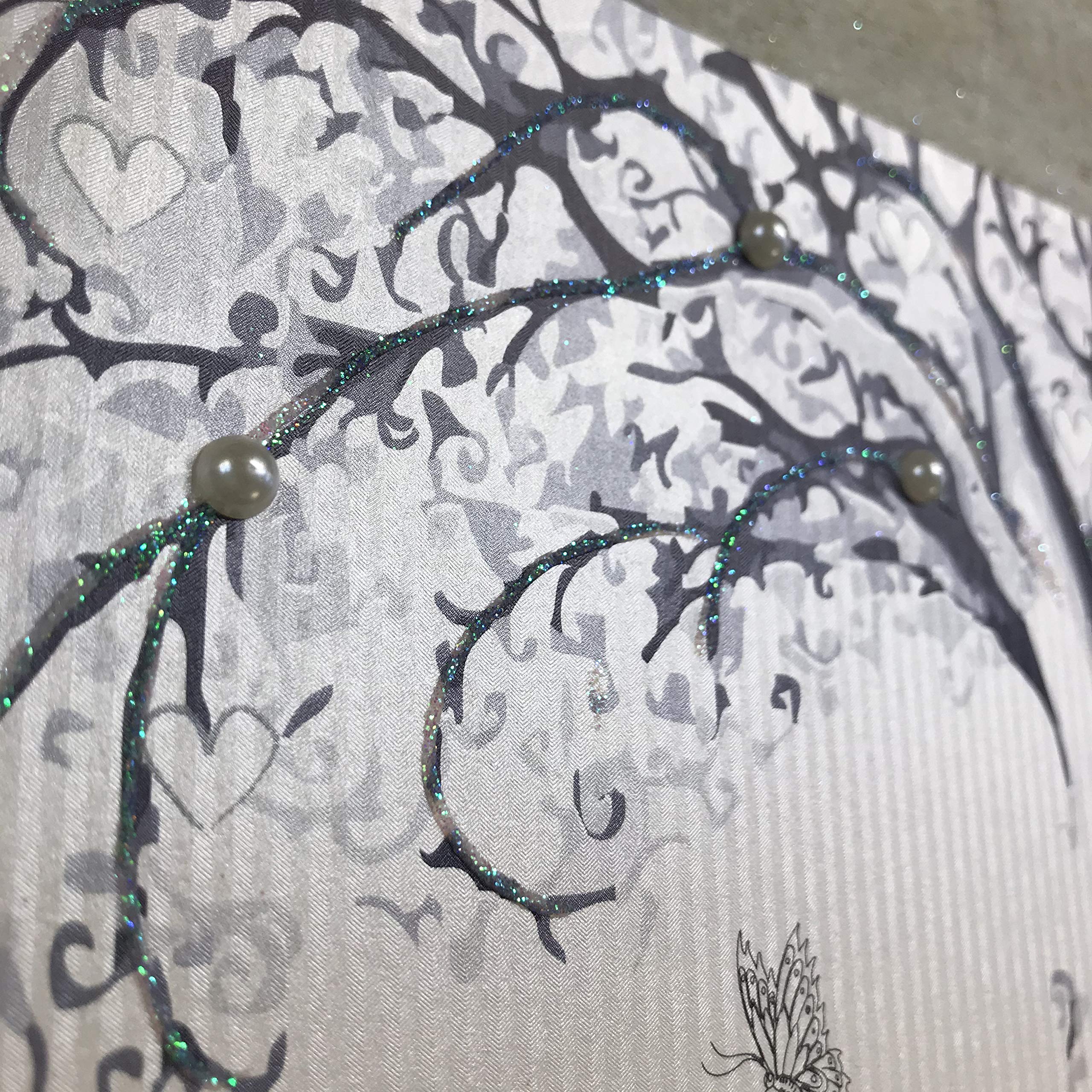 WHITE COTTON CARDS Biglietto di auguri per 10