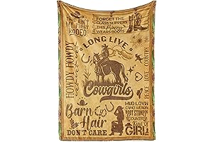 Long Live Cowgirls Country Girl Gift Blanket