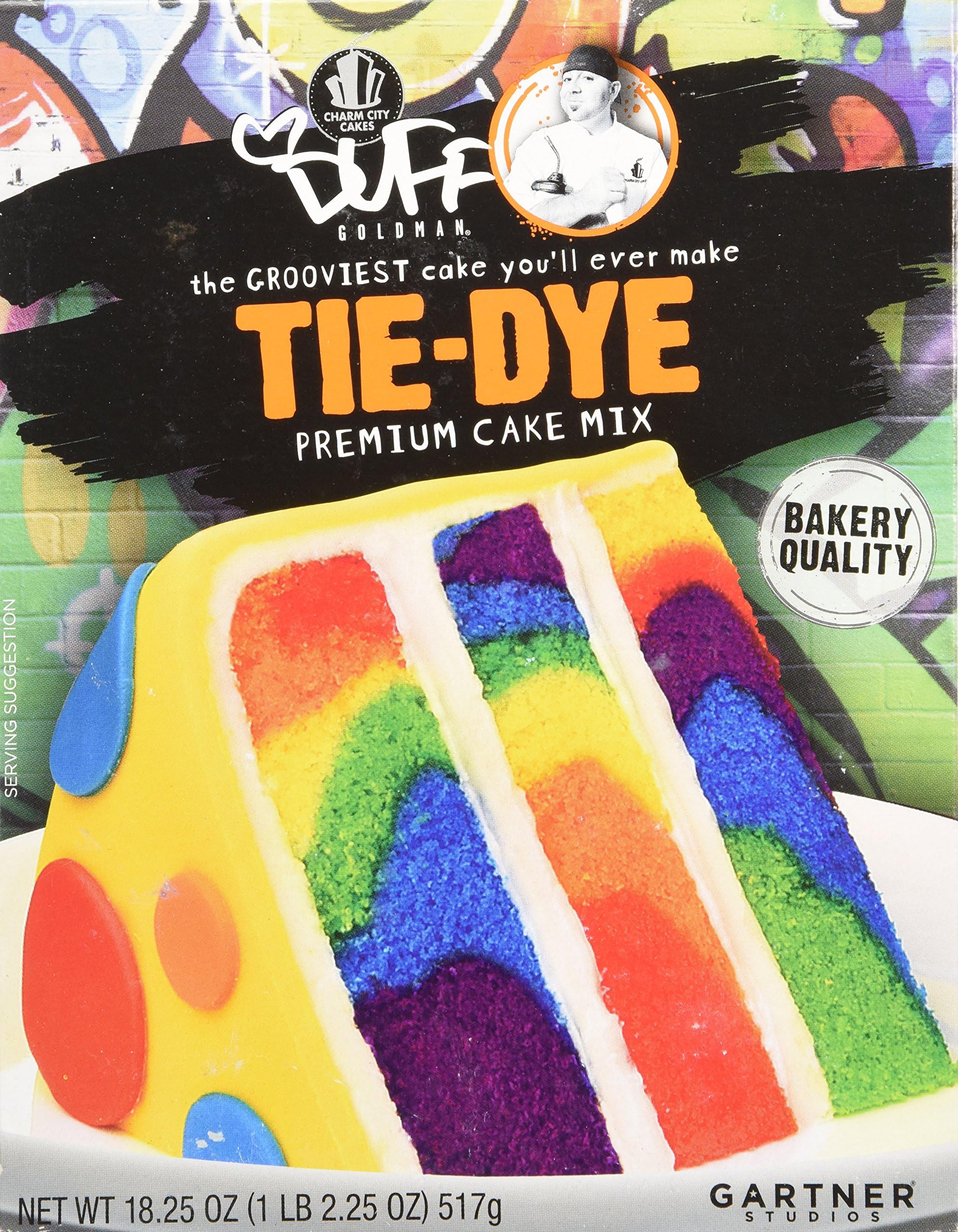 Duff Decorating Mix Cake Tie Dye 18 Oz