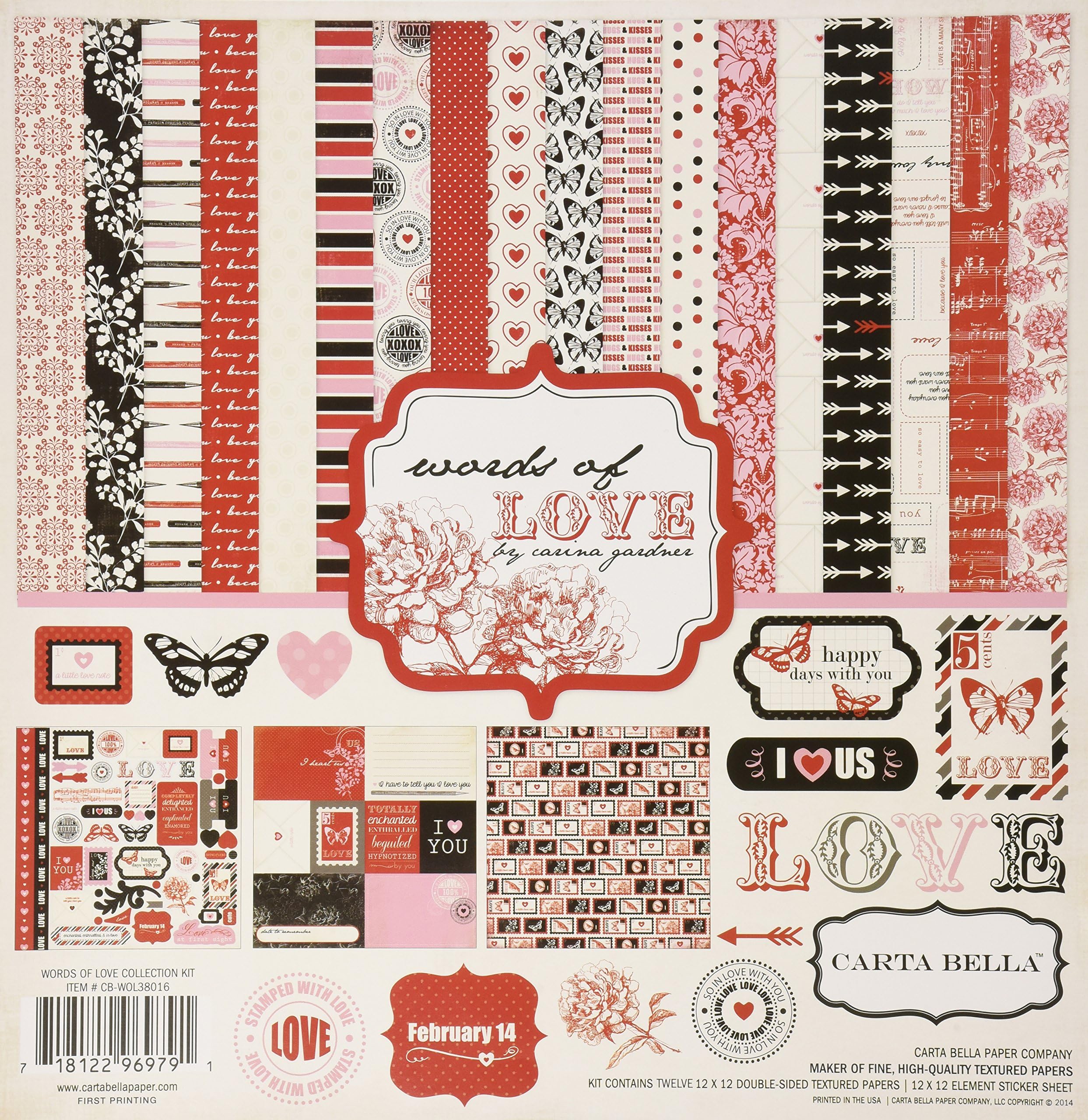 Carta Bella Paper Company Words of Love Collection Kit