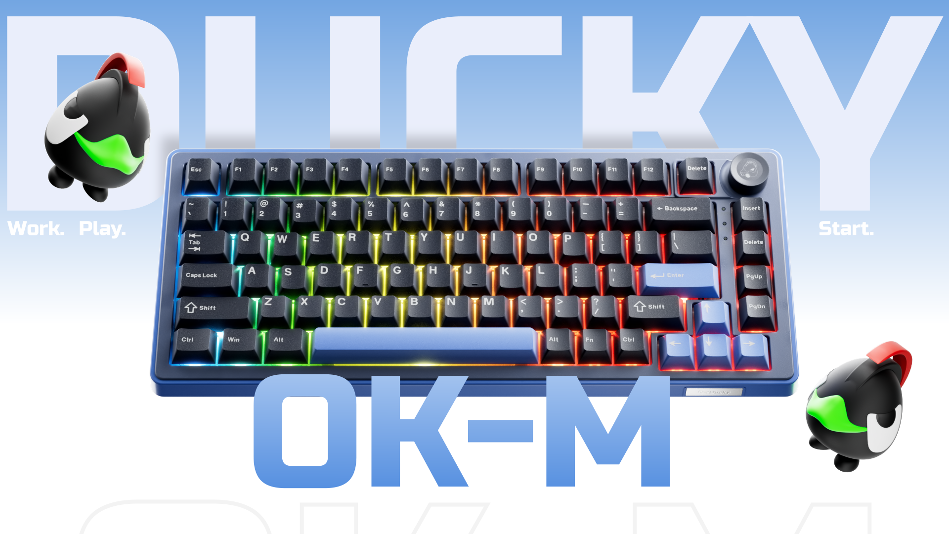 Amazon.com: Ducky OK-M - 65% Wireless Mechanical Gaming Keyboard