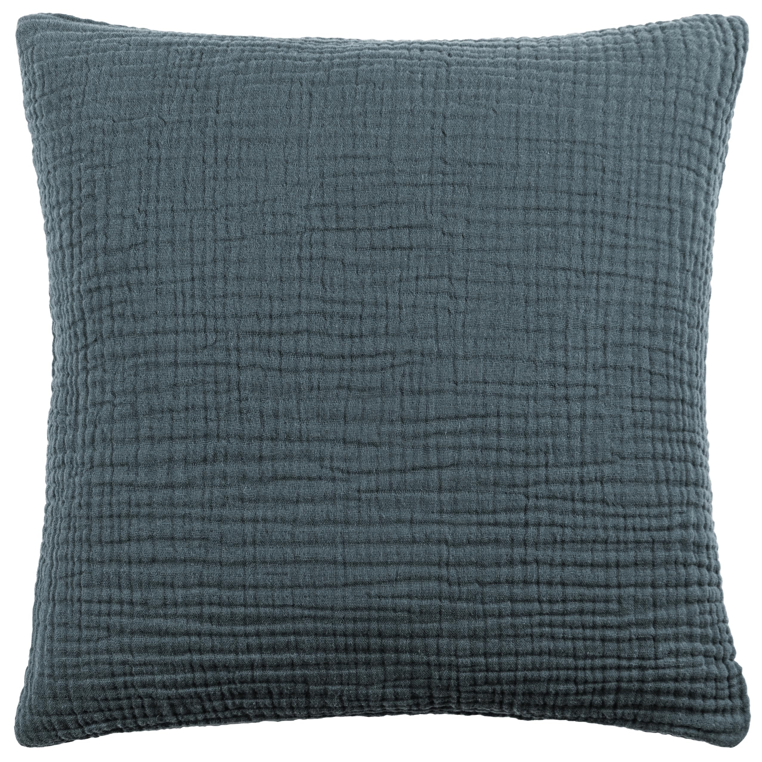 Yard Lark Muslin Cotton Polyester Filled Cushion from B&Q