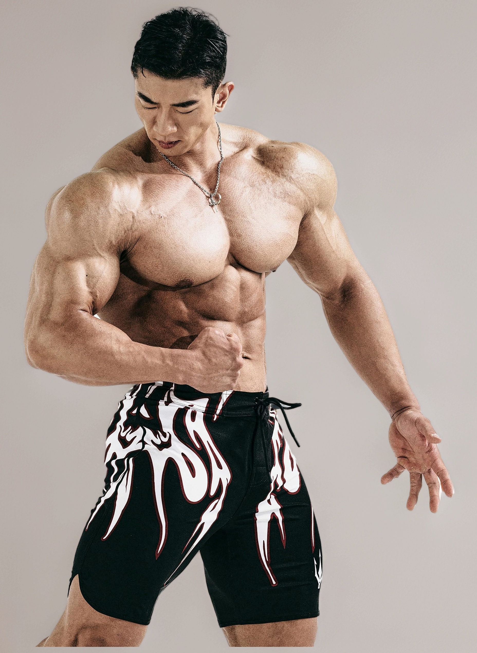 FIED ファイド ボードショーツ　ステージショーツ Amazon.co.jp: [FIED] IFBB メンズフィジーク ボードショーツ 15インチ