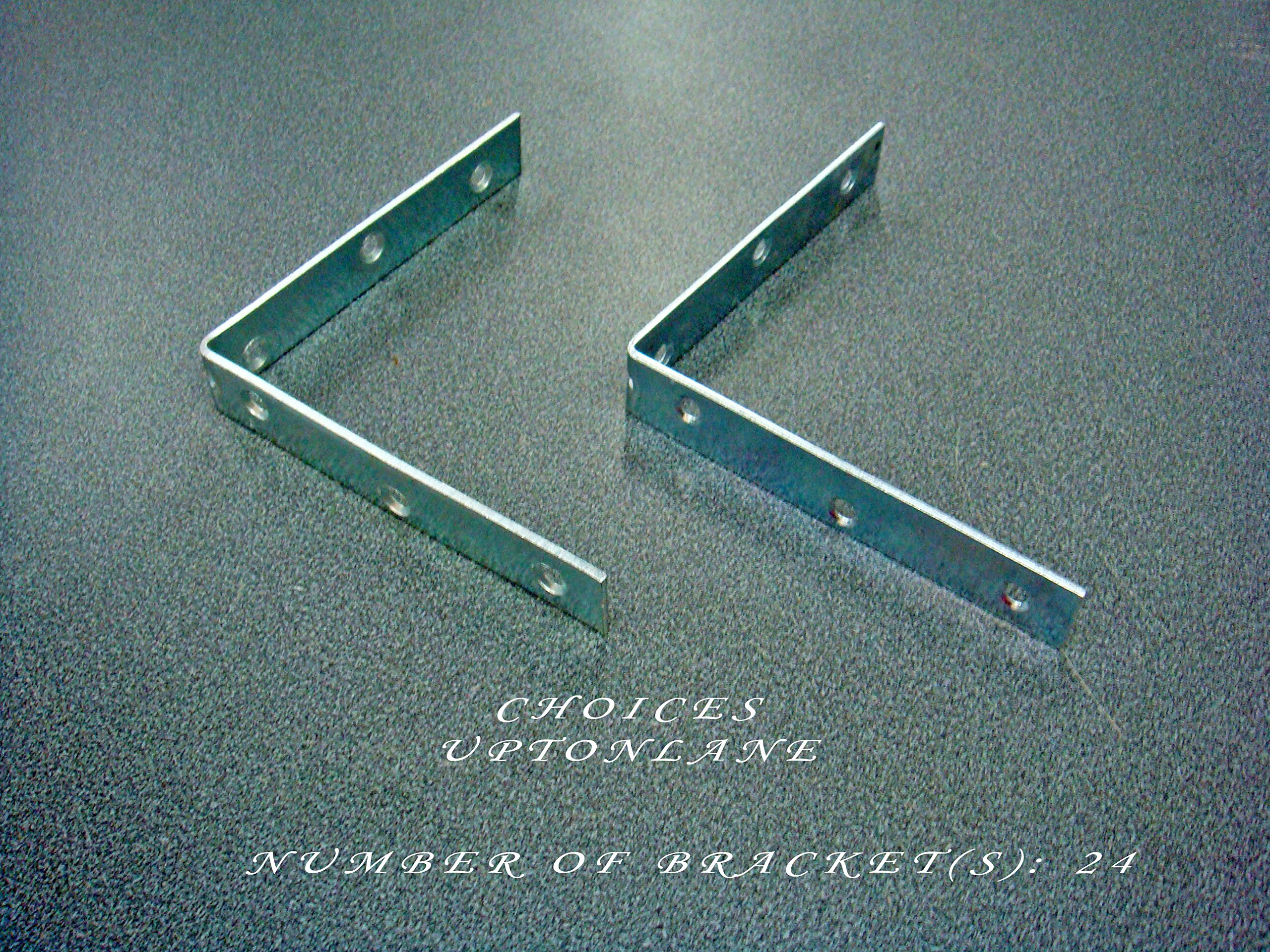 AK CORNER L SHAPE BRACE FIXING SELF SUPPORT ANGLE JOINT ZINC PLATED BRACKET 150MM (NUMBER OF BRACKETS: 24)