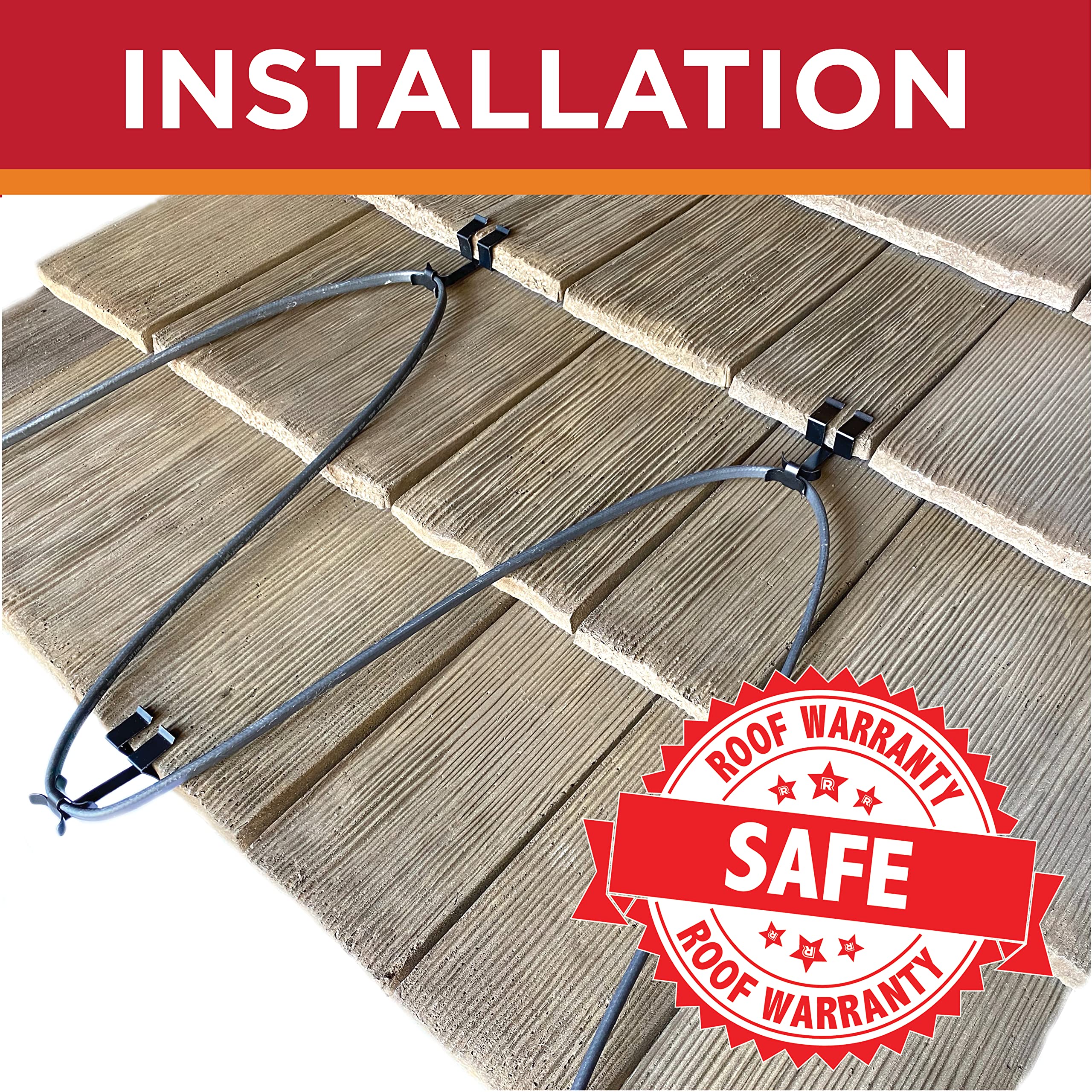 Roof Clips for Roof Heat Cable Installation (.825-25 Pack) — Amazon image 4