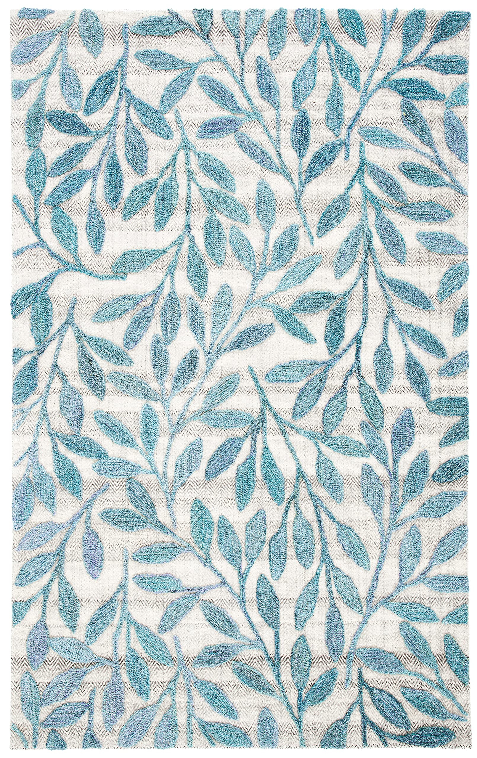 Tappeto Safavieh South Hampton SHA302M Fatto A Mano 4x6 Blu - Eleganza Moderna E Bohémien