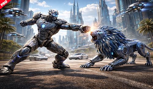 Snow Lion Blizzard Robot Game: Robot Mech Battle Transformation War (PRO) – vue 6