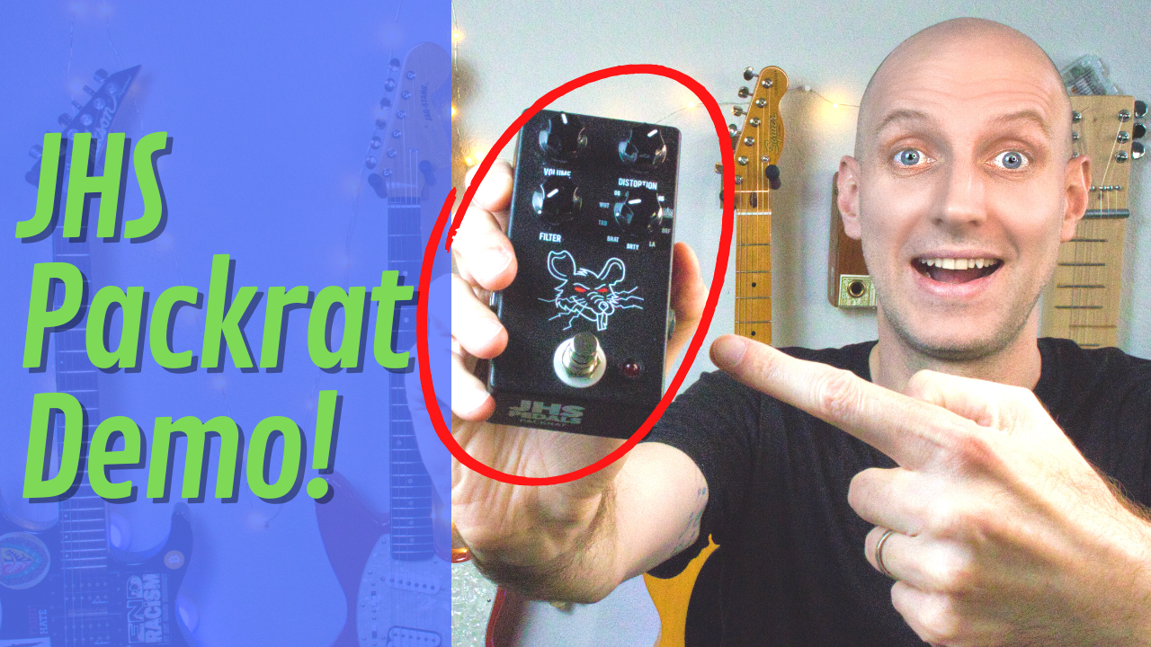 Watch Looping riffs on the JHS Pedals Packrat distortion! on Amazon Live
