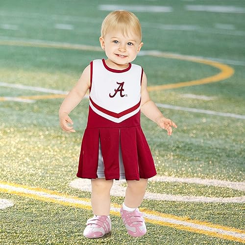Miniatura 8 de Little King NCAA - Vestido de una pieza para niñas pequeñas, tallas 6M, 12M, 18M, 2T, 3T, 4T
